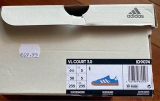 Zapatillas Adidas VL Court 3.0 - Azul - Nº 38