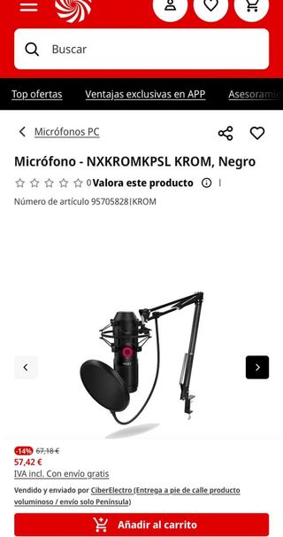 Micro Krom Kapsule - Kit Micrófono Streaming