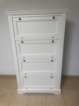 Librero blanco Muebles Lara