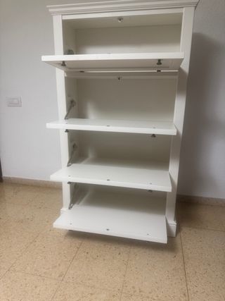 Librero blanco Muebles Lara