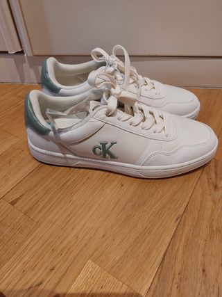 Zapatillas Calvin Klein - Blancas y Verdes