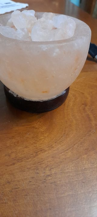 Lampada sale rosa - illuminazione