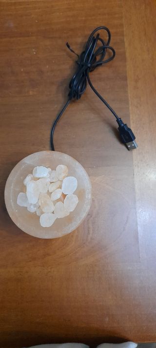 Lampada sale rosa - illuminazione