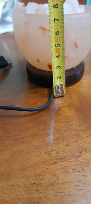 Lampada sale rosa - illuminazione