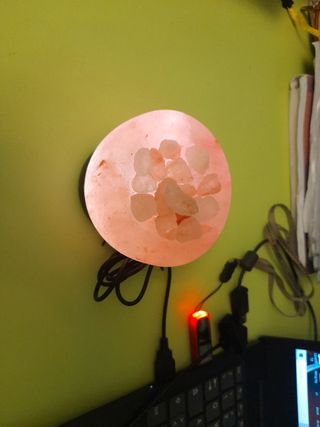 Lampada sale rosa - illuminazione