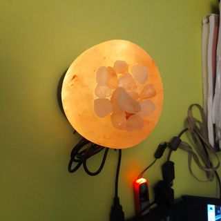 Lampada sale rosa - illuminazione