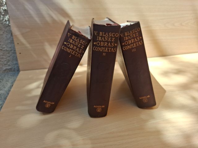 OBRAS COMPLETAS. - 3 VOLS. - V. BLASCO IBAÑEZ