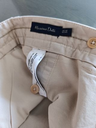 Pantalón chino Massimo Dutti L Beige