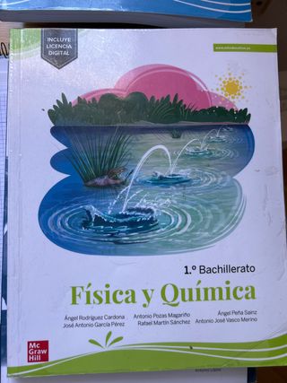 libros 1 BACH IES San Isidro, Azuqueca.