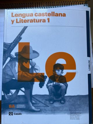 libros 1 BACH IES San Isidro, Azuqueca.