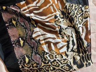 Foulard Camomilla stampa animalier