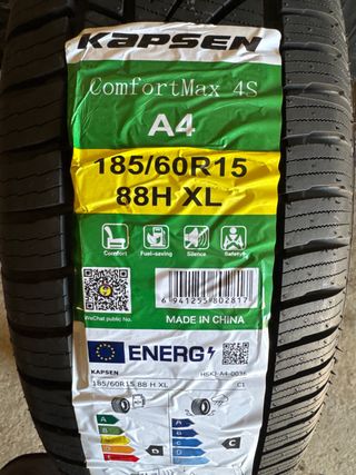 Neumático Kapsen ComfortMax 4S A4 185/60R15