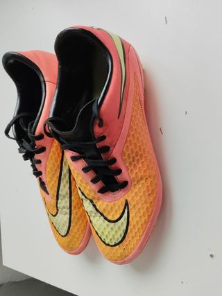 Zapatillas Nike Hypervenom AG - Naranja/Rosa