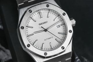Seiko Mod Royal Oak blanco -  Reloj automático