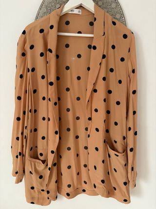 Blazer lunares marrón