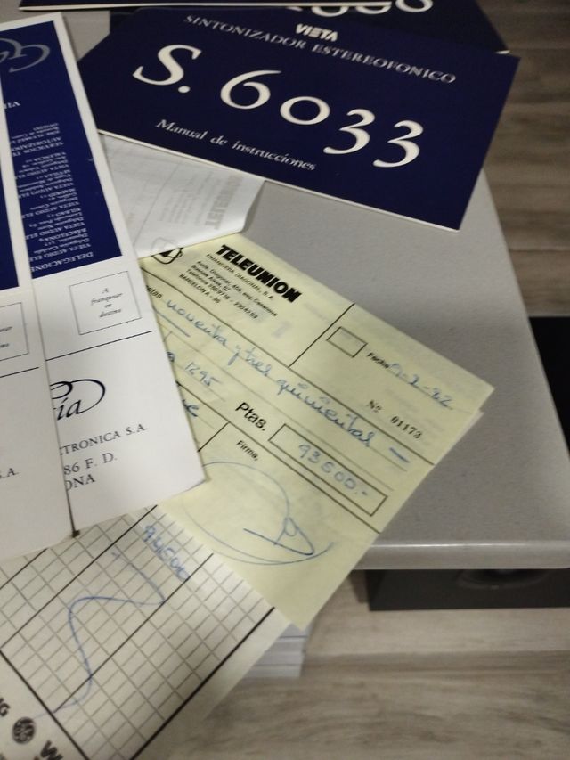 Vieta Vintage equipo 1982 HiFi ensamblado Japon