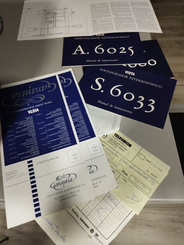 Vieta Vintage equipo 1982 HiFi ensamblado Japon