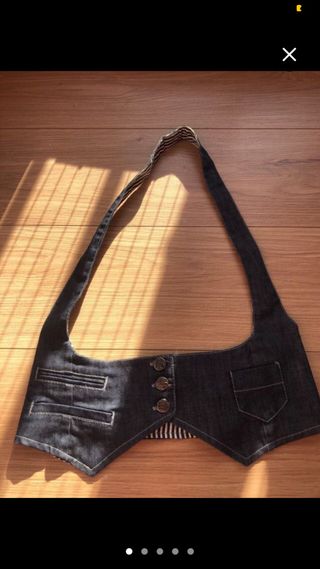 Chaleco vaquero Bershka