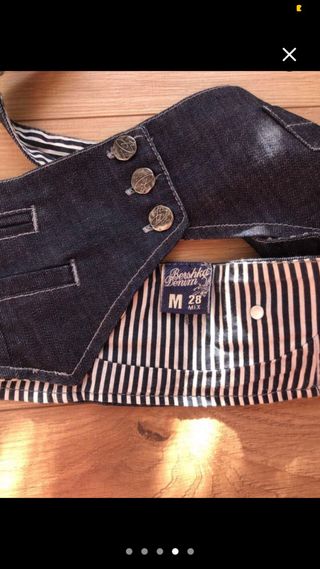 Chaleco vaquero Bershka