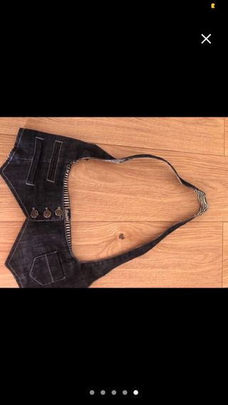 Chaleco vaquero Bershka