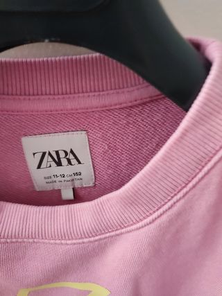 Sudadera Zara rosa - rayo