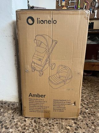 Cochecito LIONELO Amber 2 en 1 Azul