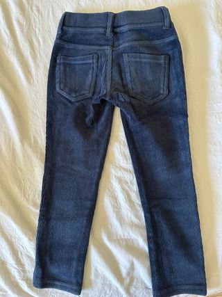 Pantalones pana niña - Azul marino