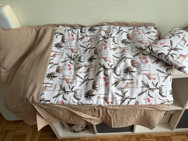 Pack cuna bebé safari.