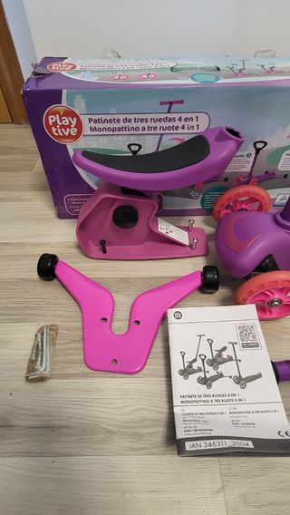 Patinete 3 ruedas Playtive 4 en 1