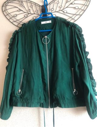 Chaqueta bomber verde - Talla M