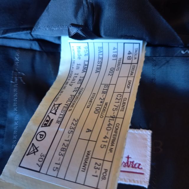 Completo Uomo Renato Balestra tg 48 come nuovo