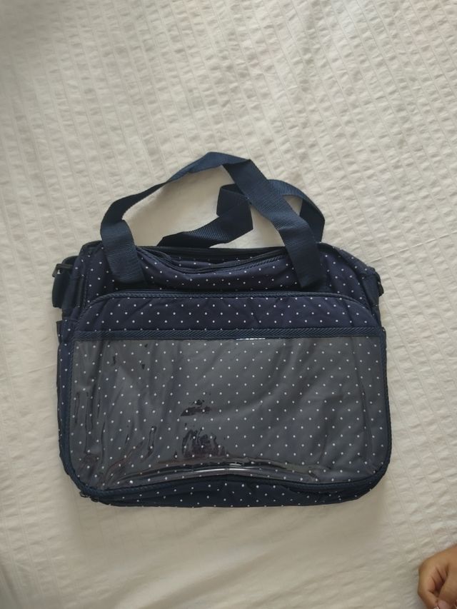 Bolso maternidad azul marino - NUEVO