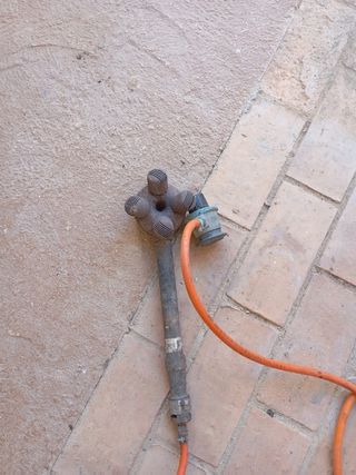 Quemador de gas usado