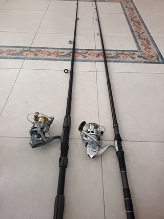 2 Cañas de pescar