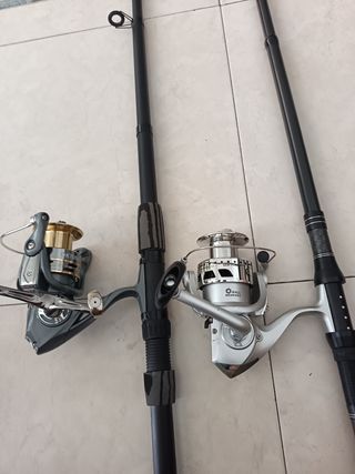 2 Cañas de pescar