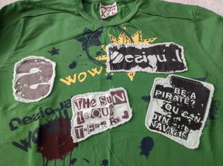 Camiseta Desigual verde Talla L