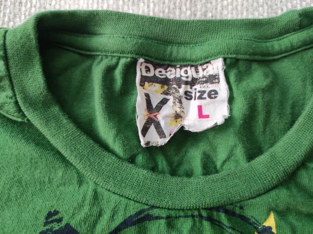 Camiseta Desigual verde Talla L