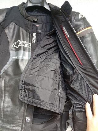 Giacca moto Alpinestars pelle