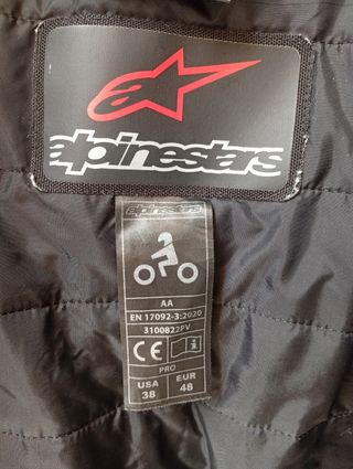 Giacca moto Alpinestars pelle