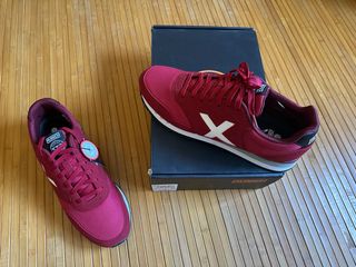Zapatillas Munich rojas hombre