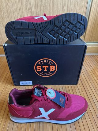 Zapatillas Munich rojas hombre