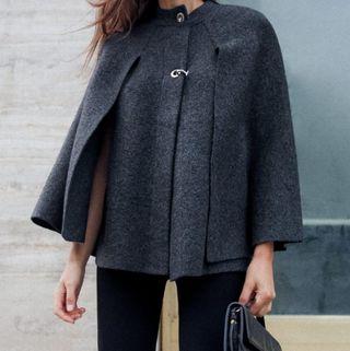 Capa Zara - Abrigo Gris