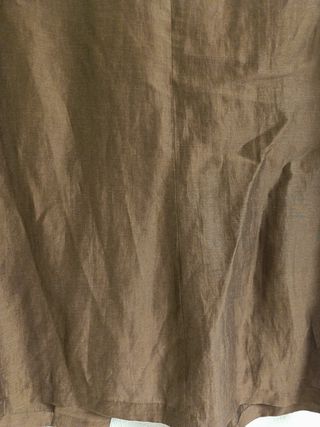 Chaqueta Sintesis marrón lino-poliamida,
