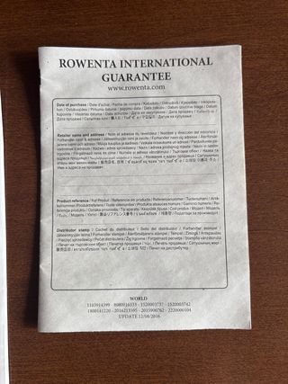 Ricambi aspirapolvere Rowenta