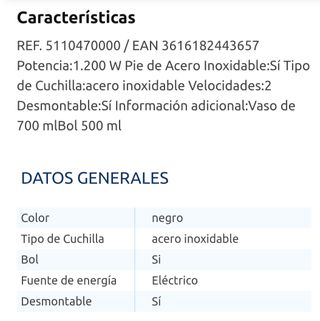 Batidora Mandine - Triturador