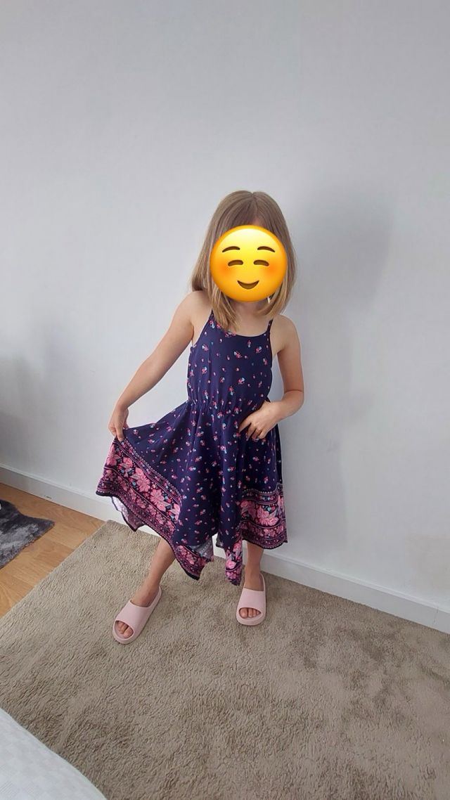 Vestido niña 5-6 años - floral