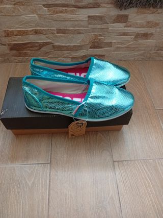 Zapatos Diesel turquesa