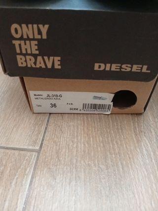 Zapatos Diesel turquesa