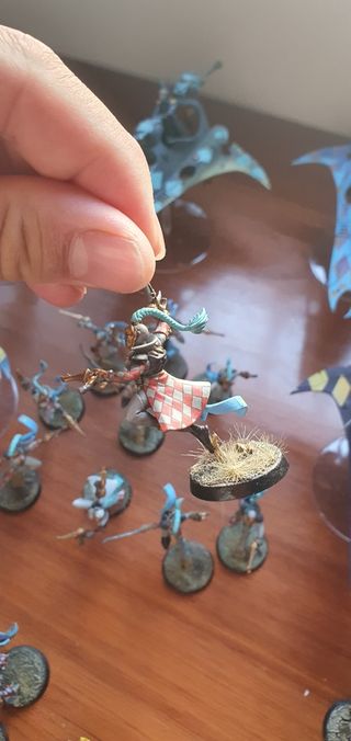 Arlequines 40k pintados