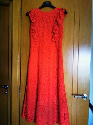 Vestido rojo Mango - Talla M